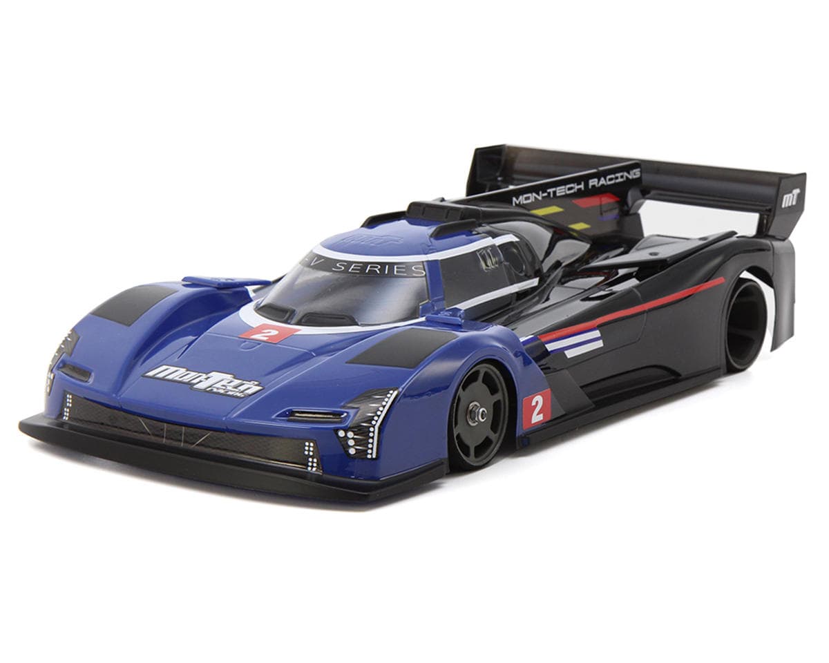 Mon-Tech CV-Series Le Mans Hypercar La Leggera 1/12 Pan Car Body (Clear) w/Wing