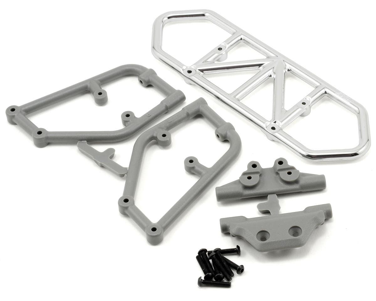 RPM Rear Bumper for Traxxas Slash 4x4 (Chrome)