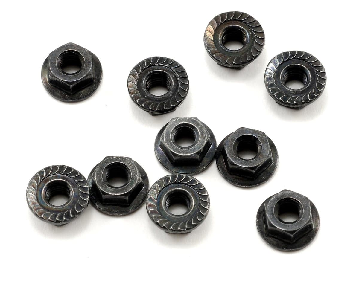Kyosho 4x4.5mm Steel Flanged Nut (10)