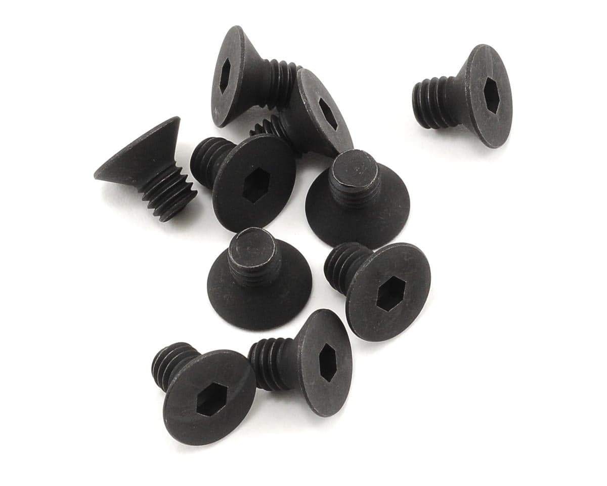 Kyosho 4x6mm Flat Head Hex Screw (10)
