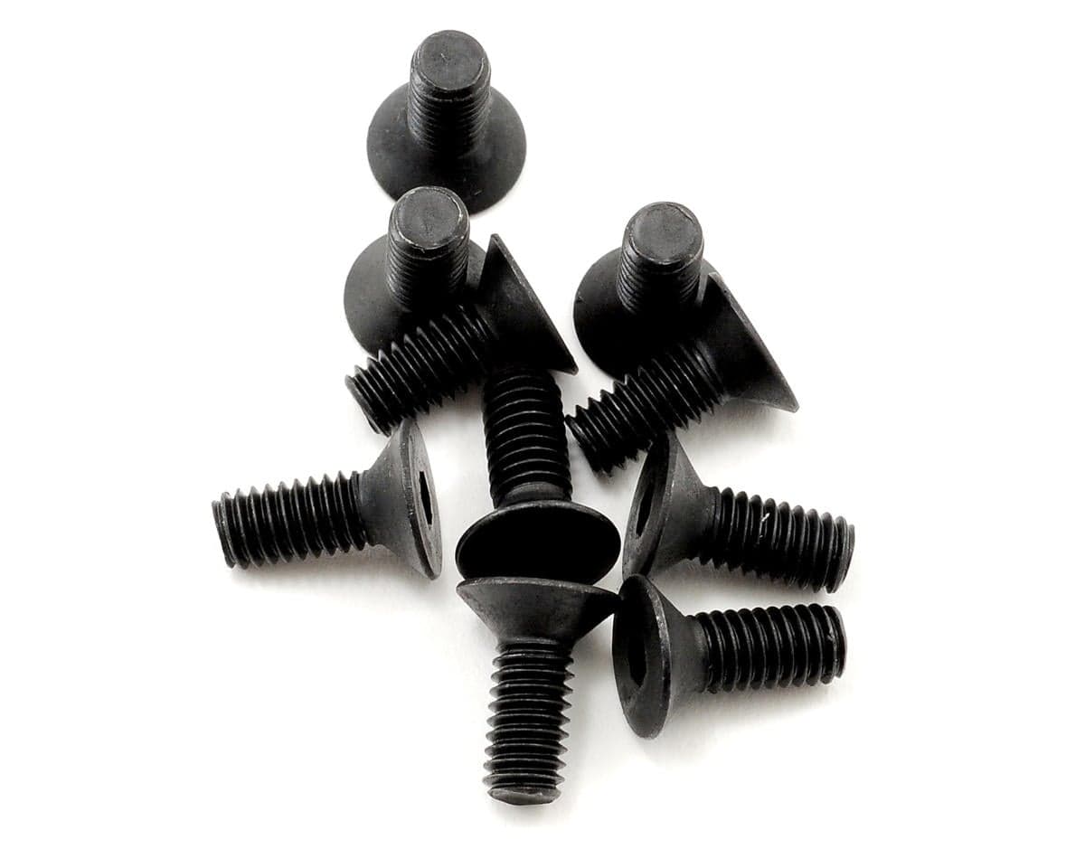 Kyosho 4x10mm Flat Head Hex Screw (10)