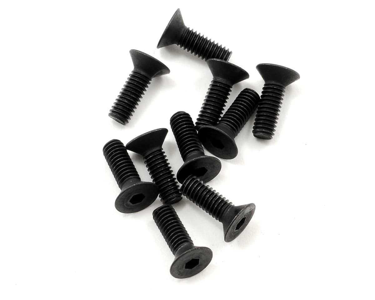 Kyosho 4x12mm Flat Head Hex Screw (10)