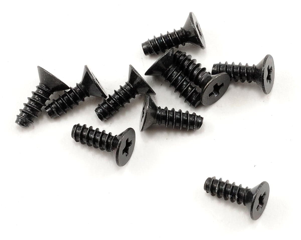 Kyosho 2.6x8mm Self Tapping Flat Head Screw (10)