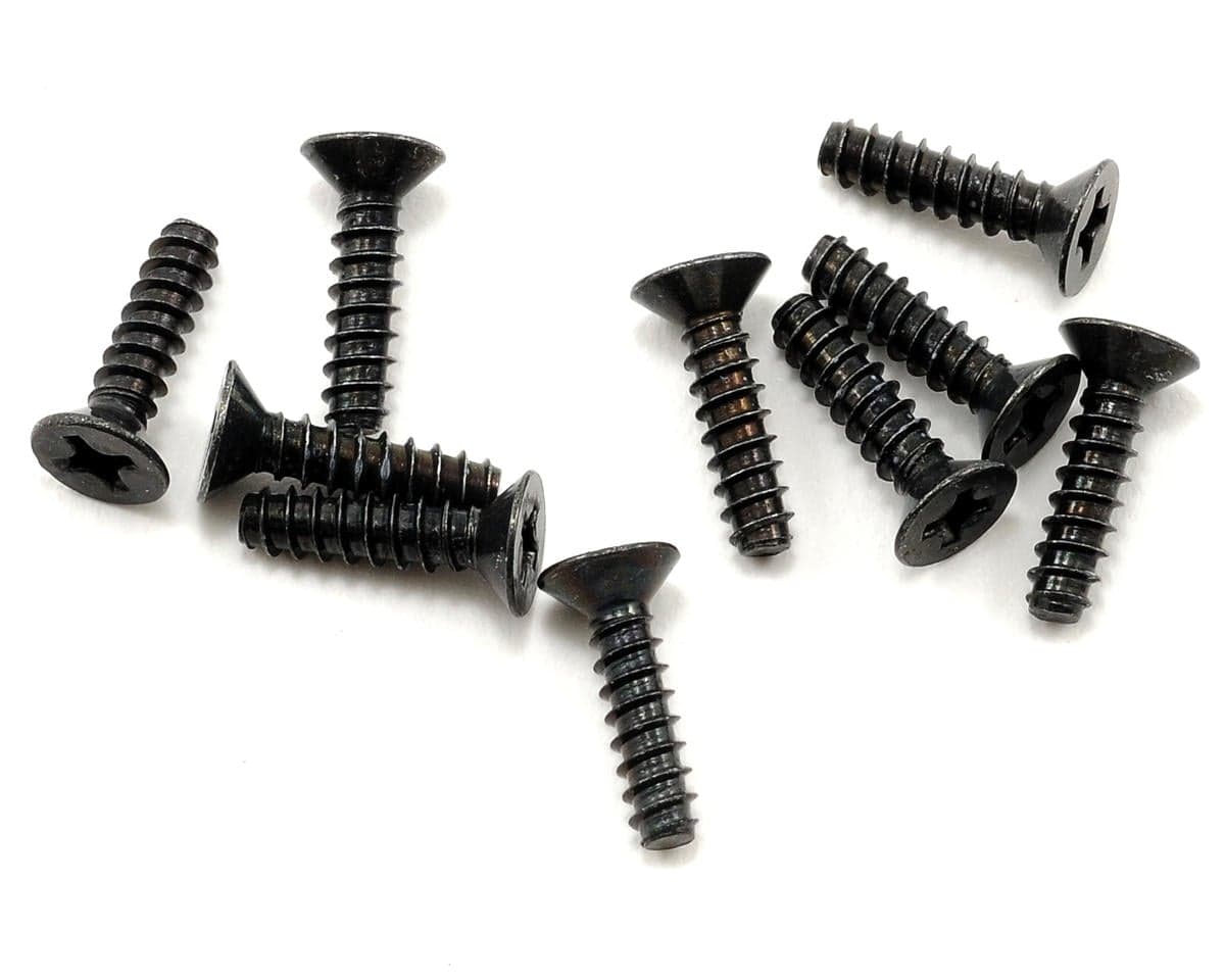 Kyosho 3x12mm Self Tapping Flat Head Phillips Scre