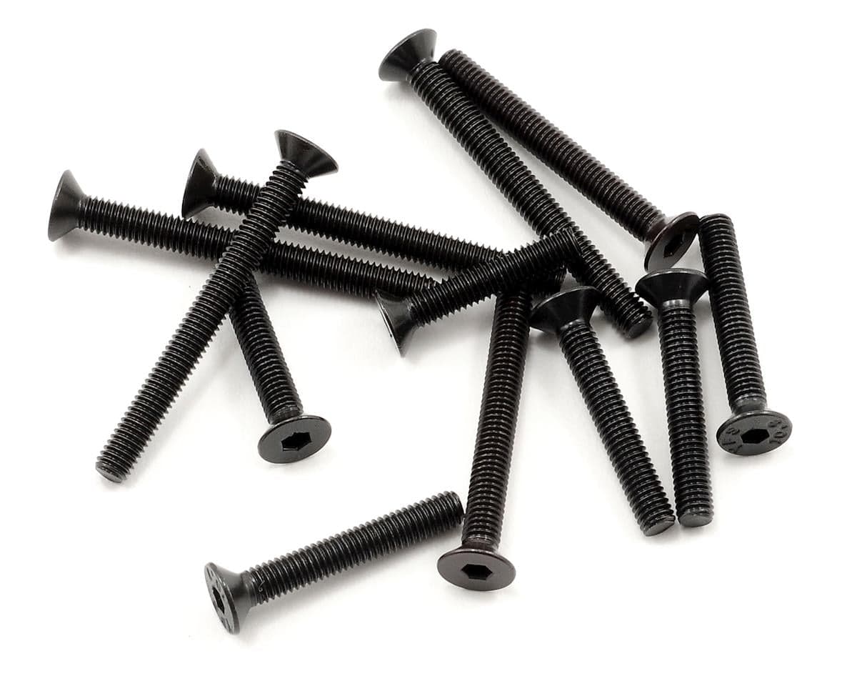 Schumacher 3mm Flat Head Screw "Speed Pack" (10)
