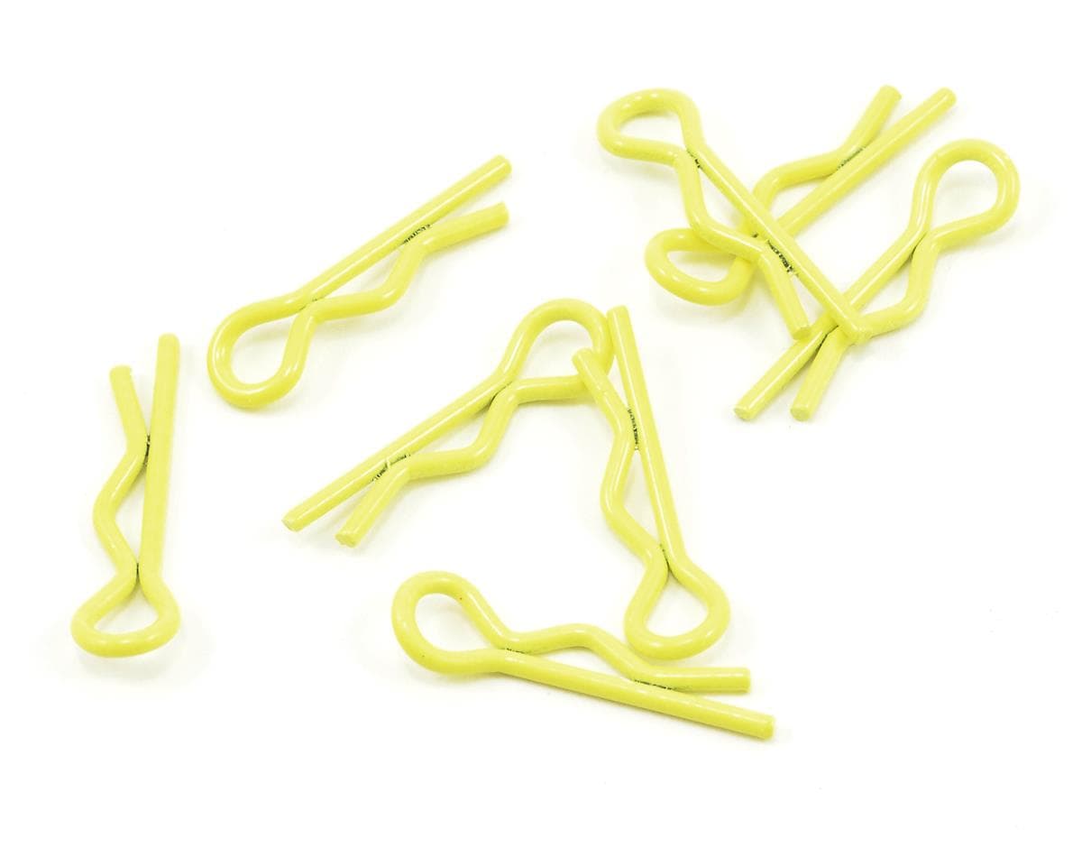 Core-RC 1/10 Scale Small Body Clip (Fluorescent Yellow) (8)