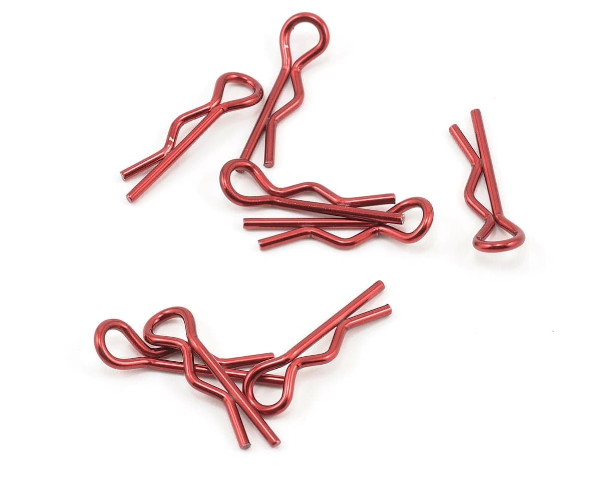 Core-RC 1/10 Scale Small Body Clip (Metallic Red)