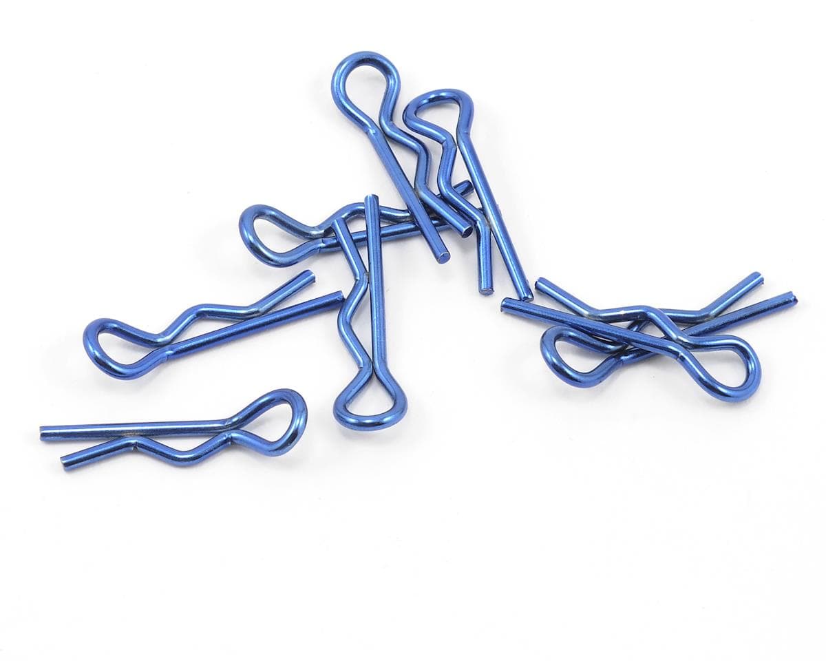 Core-RC 1/10 Scale Small Body Clip (Metallic Blue)