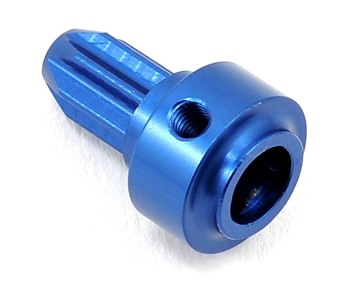 ST Racing Concepts Aluminum Center Driveshaft Front Hub for Traxxas Slash (Blue)