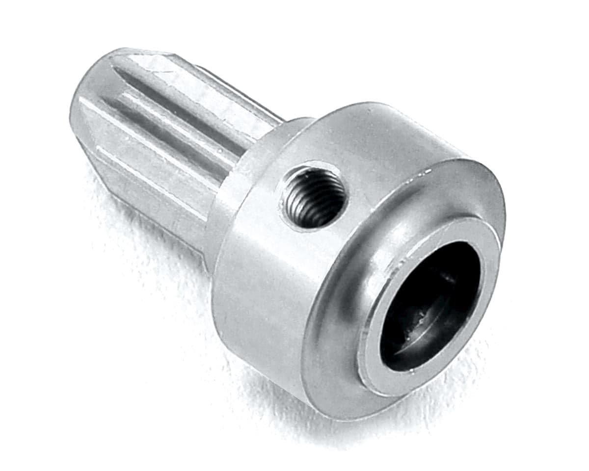ST Racing Concepts Aluminum Center Driveshaft Front Hub for Traxxas Slash (Silver)
