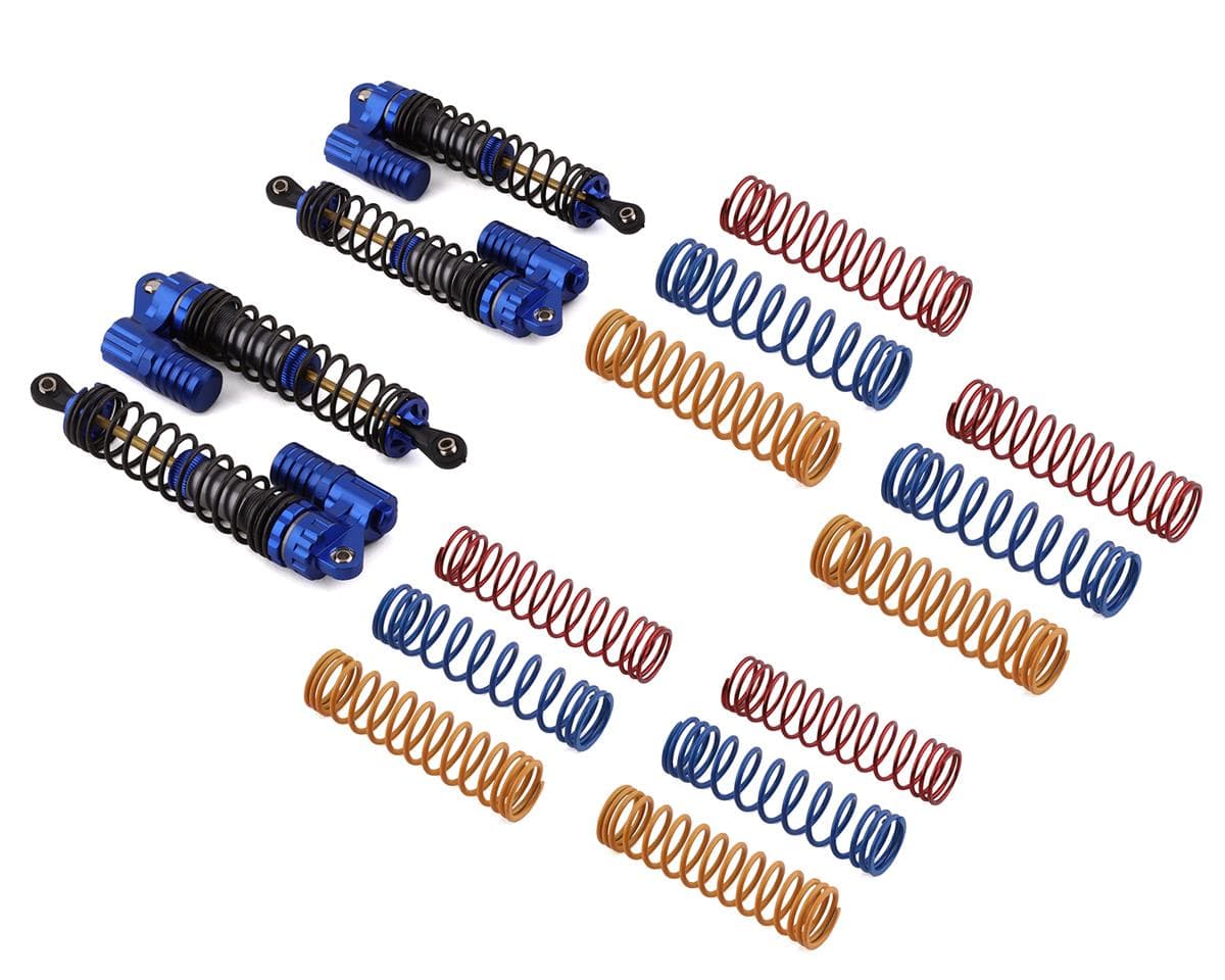 Team Integy XSR2 HD Piggyback Shock for Traxxas Slash (Blue) (4)