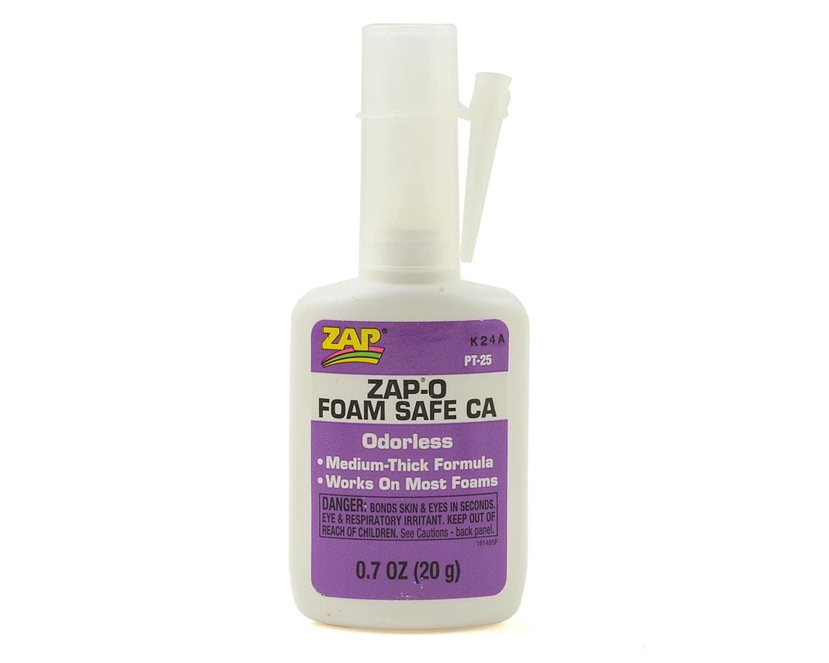 Pacer Technology Zap-O Odorless Foam Safe CA Glue (Medium-Thick)