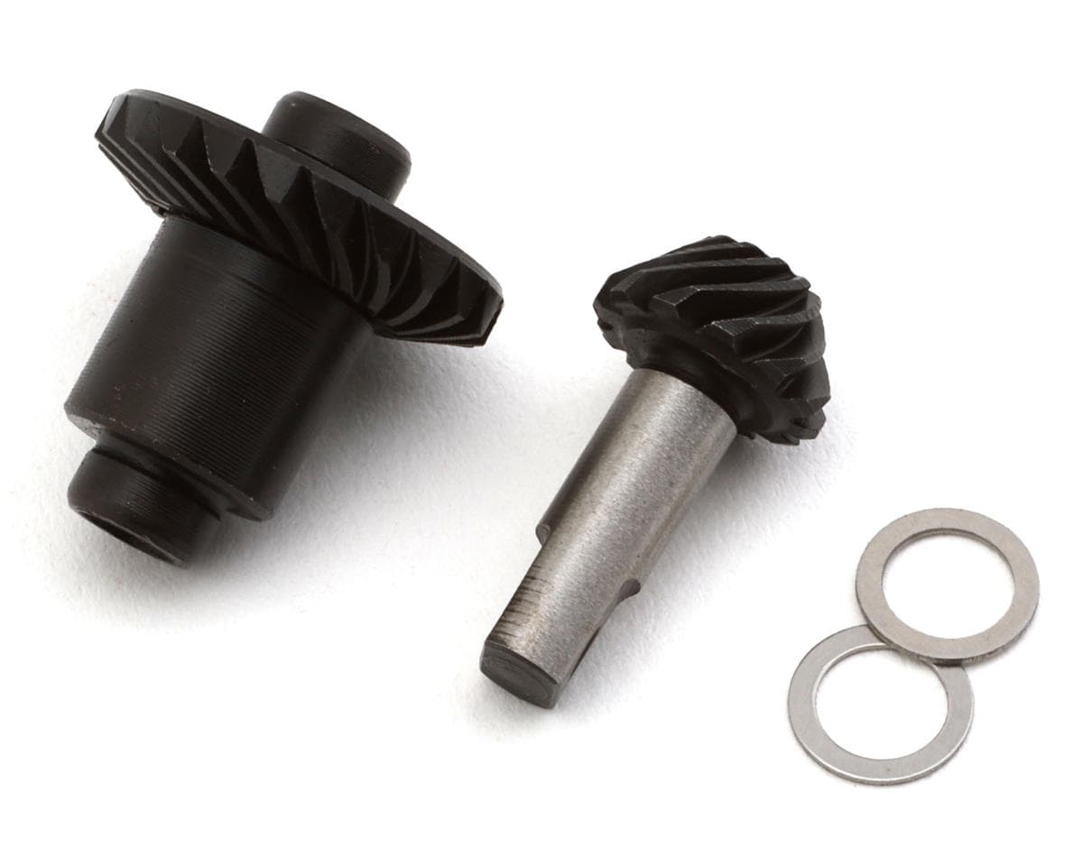 Injora Steel Helical Overdrive Differential Gears Set for Traxxas® TRX-4M™ (12T/22T) (Overdrive 9%)