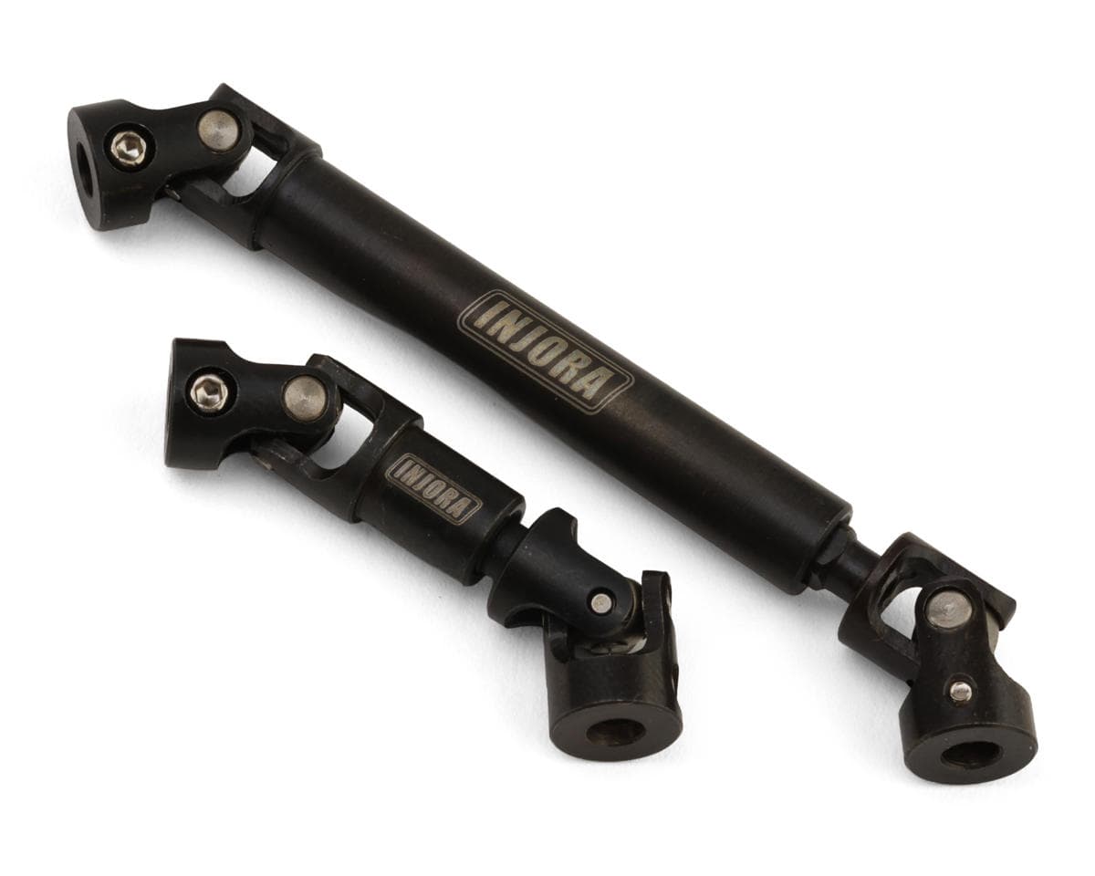 Injora Axial SCX24 Stainless Steel Drive Shafts Set (Deadbolt/GX470) (127mm Wheelbase)