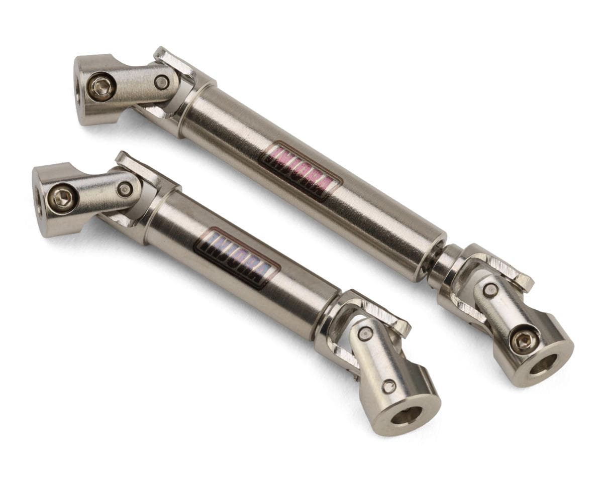 Injora Axial SCX24 Steel Drive Shafts Set (C10/JLU/Bronco/Base Camp/4Runner) (132mm Wheelbase)