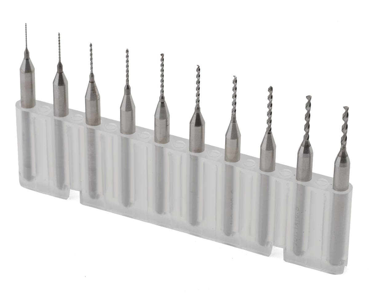 Dspiae Tungsten Steel Drill Bit Set (0.3-1.2mm)