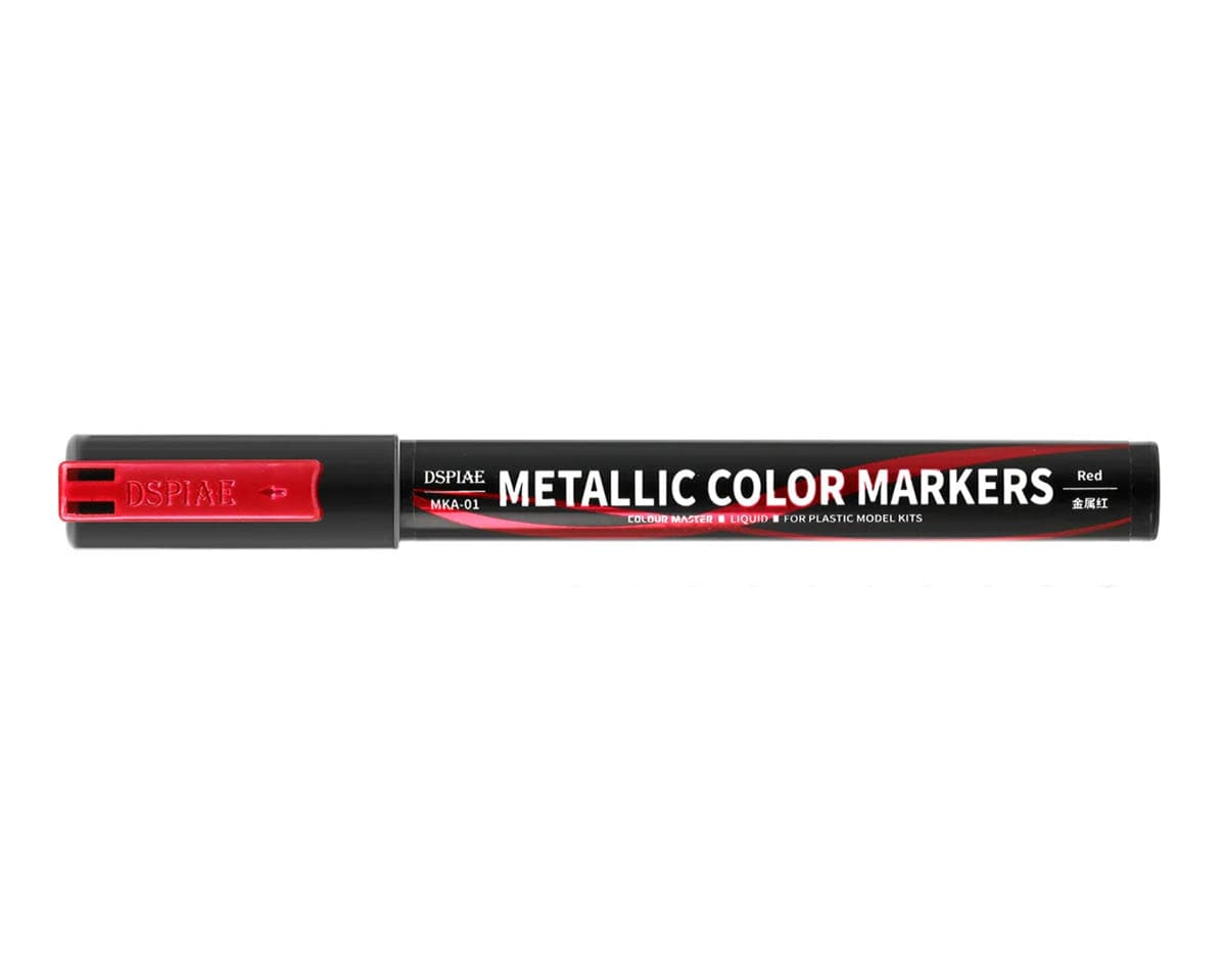 Dspiae Super Metallic Color Paint Marker (Metallic Red)