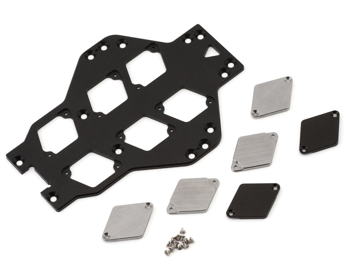 NEXX Racing Team Associated RC28 Lightweight Aluminum Chassis w/Tuning Weight Inserts