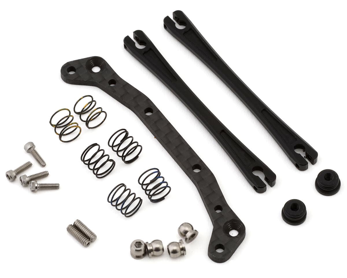 NEXX Racing Team Associated RC28 Carbon Fiber Side Dampers Set w/Tuning Springs