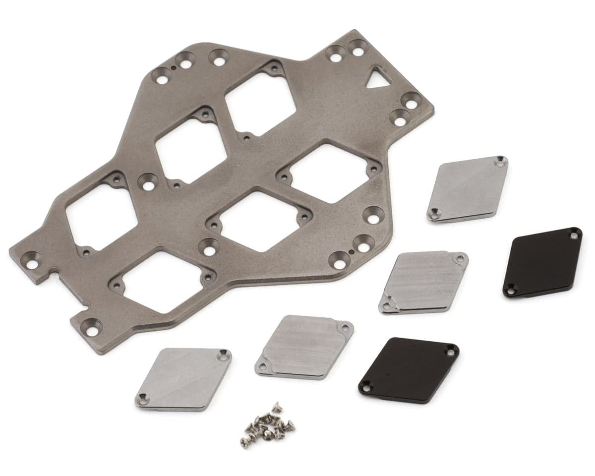 NEXX Racing Team Associated RC28 Lightweight Titanium Chassis w/Tuning Weight Inserts