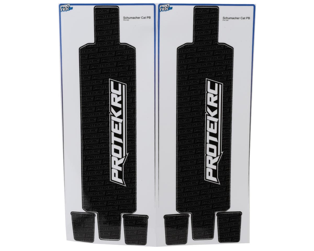 ProTek RC Schumacher Cat PB Chassis Protectors (2) (Black)