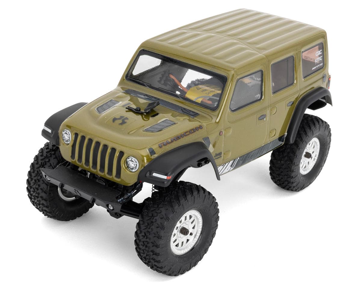 SCRATCH & DENT: Axial SCX24 Jeep Wrangler JLU 4WD RTR Scale Mini Crawler (Green) w/2.4GHz Radio, Battery & Charger
