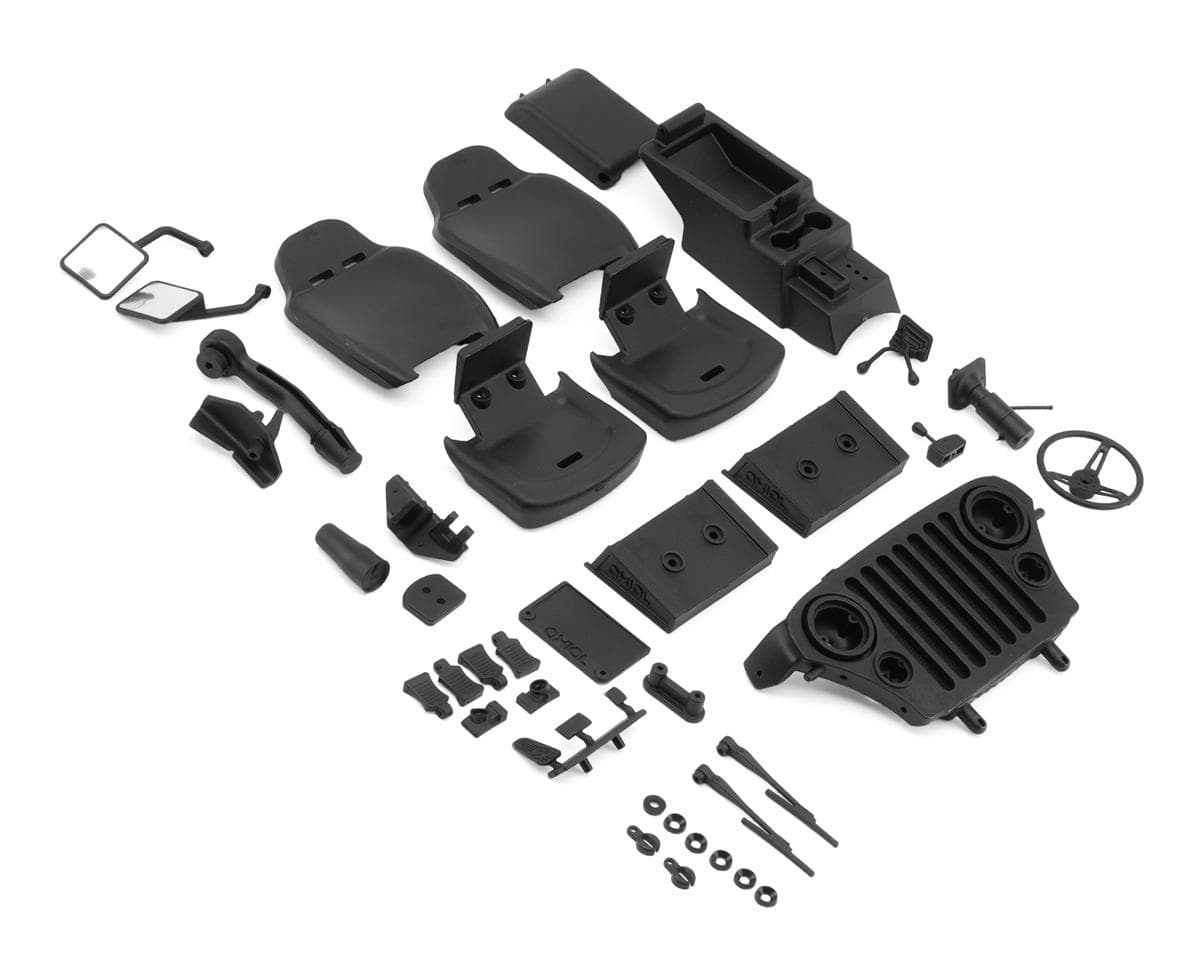 Axial SCX10 III Jeep CJ-7 Interior & Exterior Body Detail Parts Set