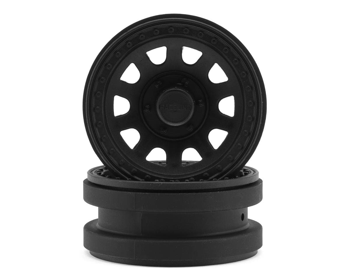 Axial 1.9" Raceline Daytona Rock Crawler Beadlock Wheels (Black) (2)