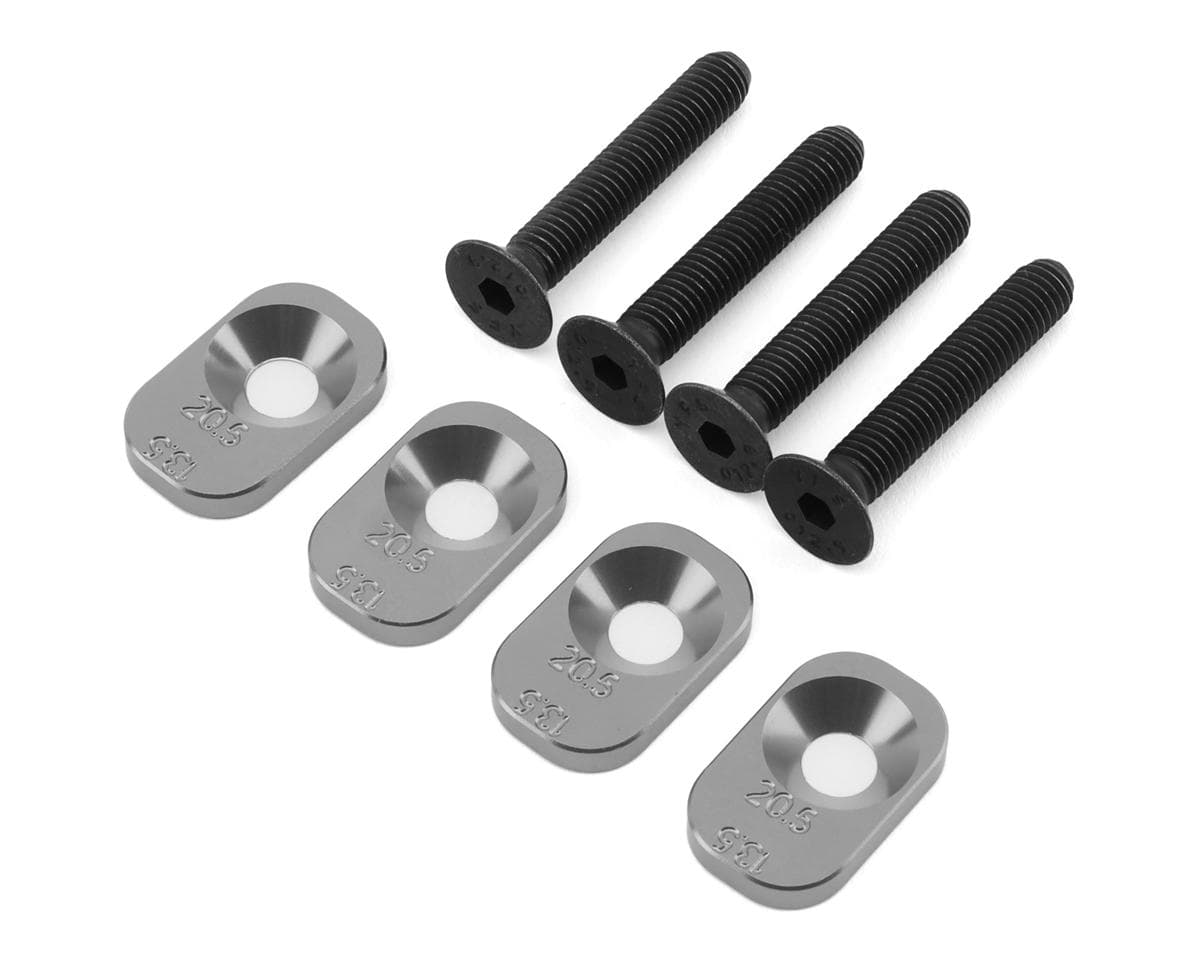 Losi 5IVE-TE 3.0 Aluminum Motor Mount Inserts Set (13.5/20.5) (67T Spur)
