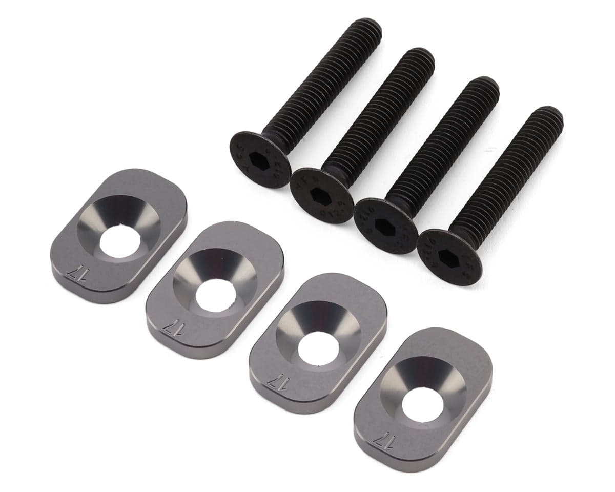 Losi 5IVE-TE 3.0 Aluminum Motor Mount Inserts Set (17) (67T Spur)
