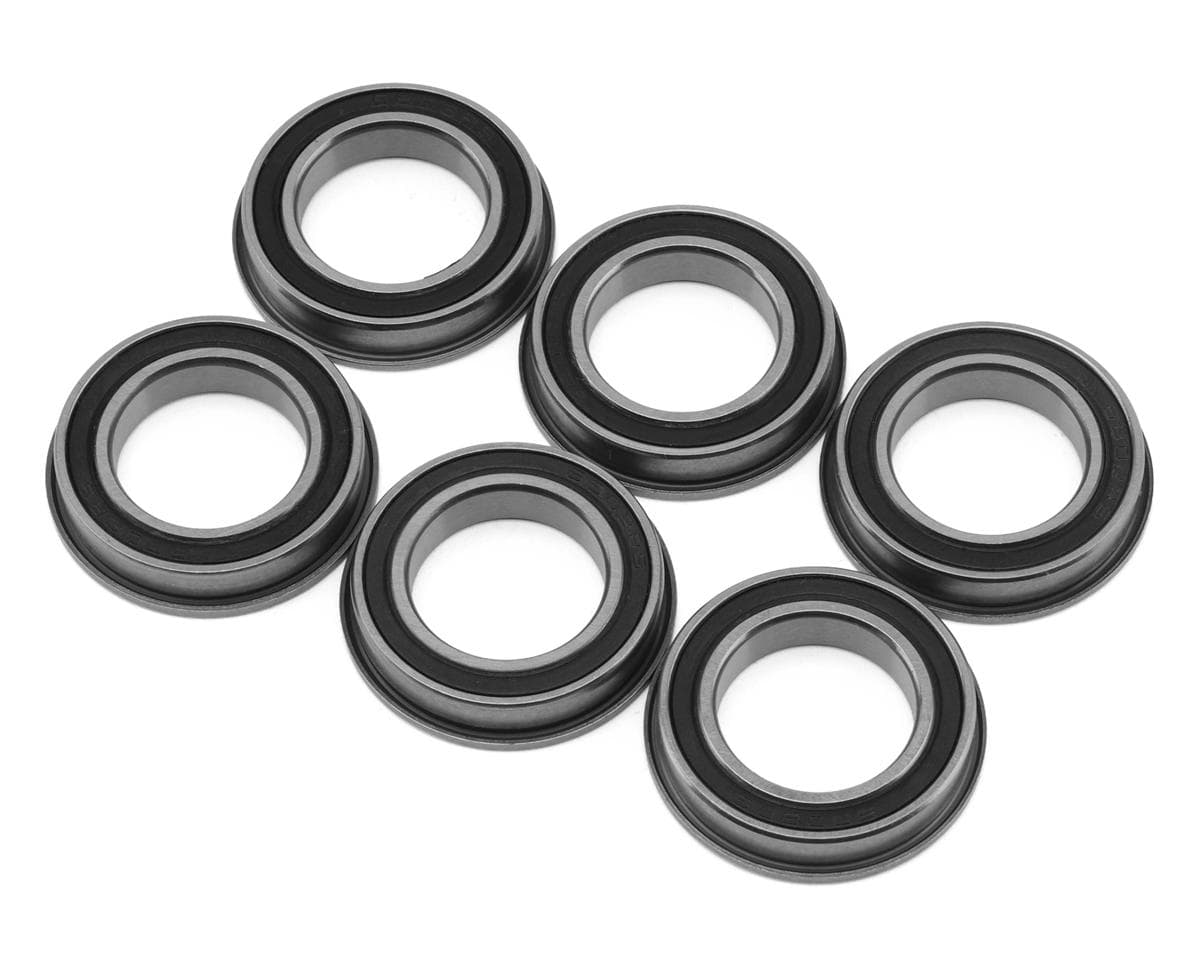 Losi 15x24x5mm Rubber Sealed Flanged Ball Bearings (6)