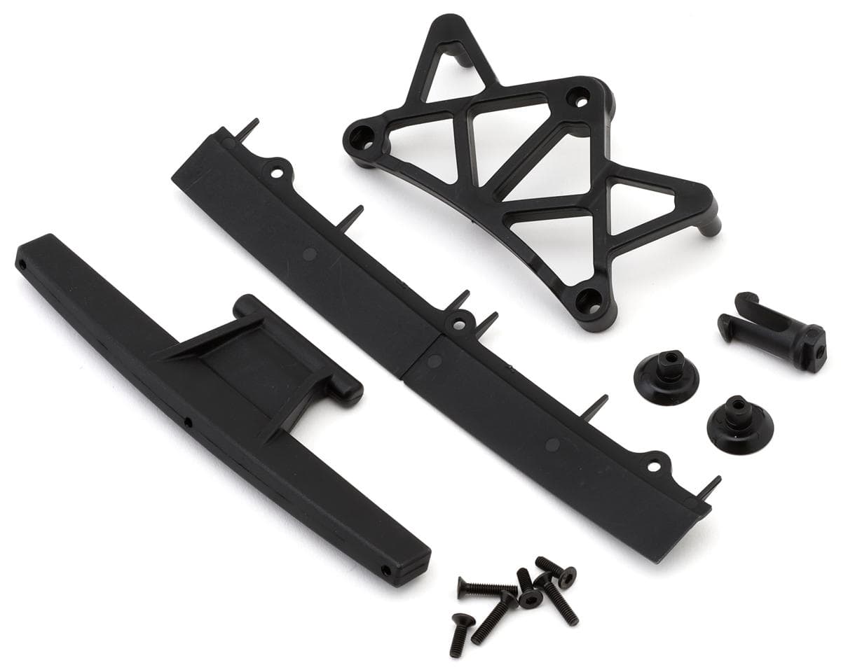 Losi Asphalt Late Model Grom Clipless Body Mount & Spoiler Set