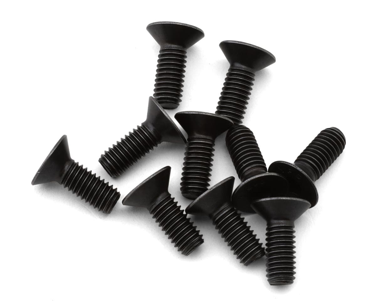 Losi 6x16mm Flat Head Screws (10)