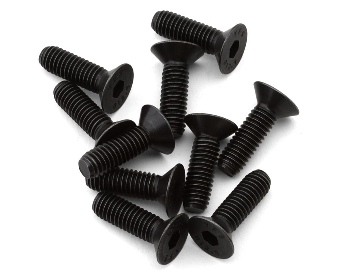 Losi 6x20mm Flat Head Screws (10)