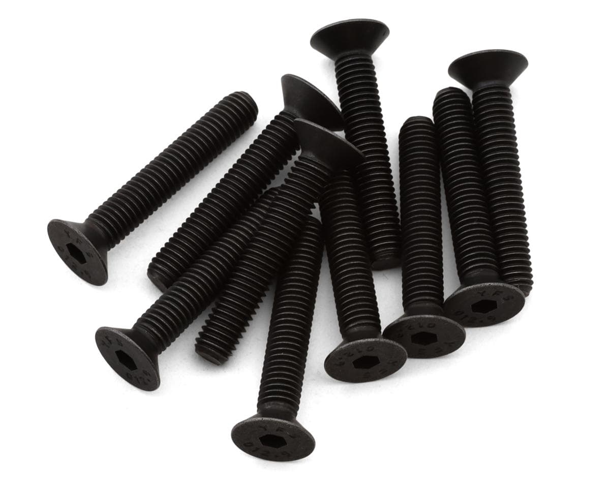 Losi 5x30mm Flat Head Screws (10)