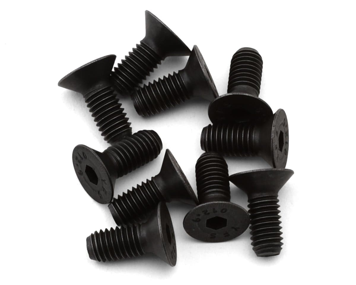 Losi 5x12mm Flat Head Screws (10)