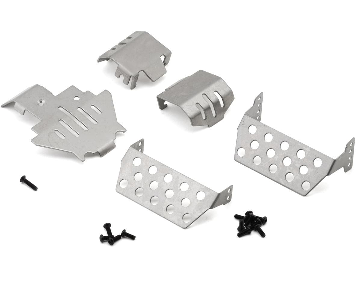 Injora Stainless Steel Skid Plate & Axles Armor for Traxxas® TRX-4™