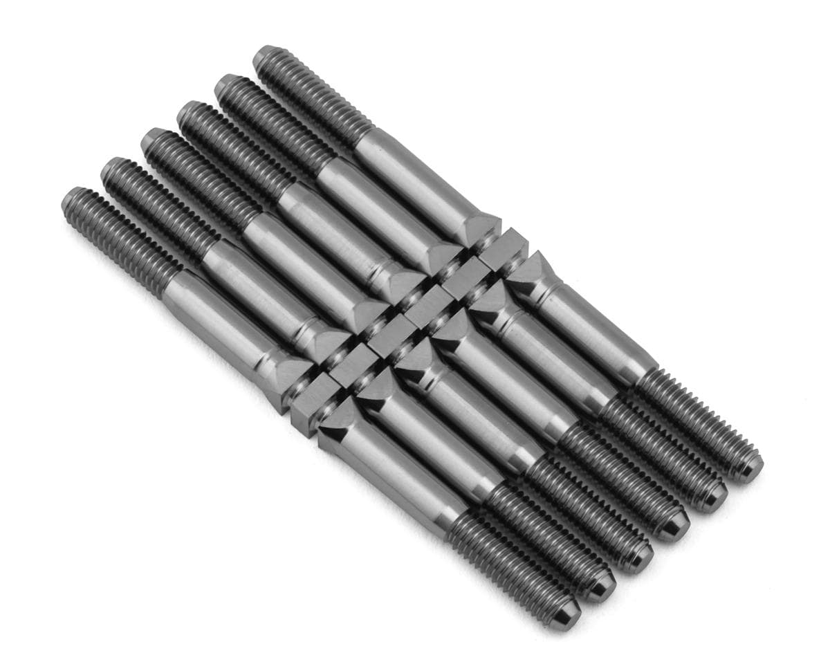 J&T Bearing Co. XRAY XB2 '26 Titanium "Milled" XD Turnbuckles (Natural)