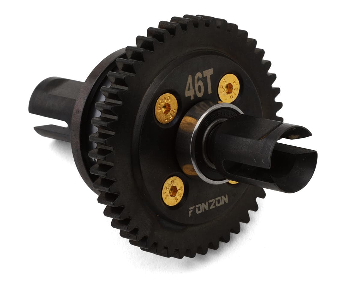 Fonzon Arrma 6S 7075-T6 Aluminum Assembled Center Differential Set (46T) w/Steel Gear