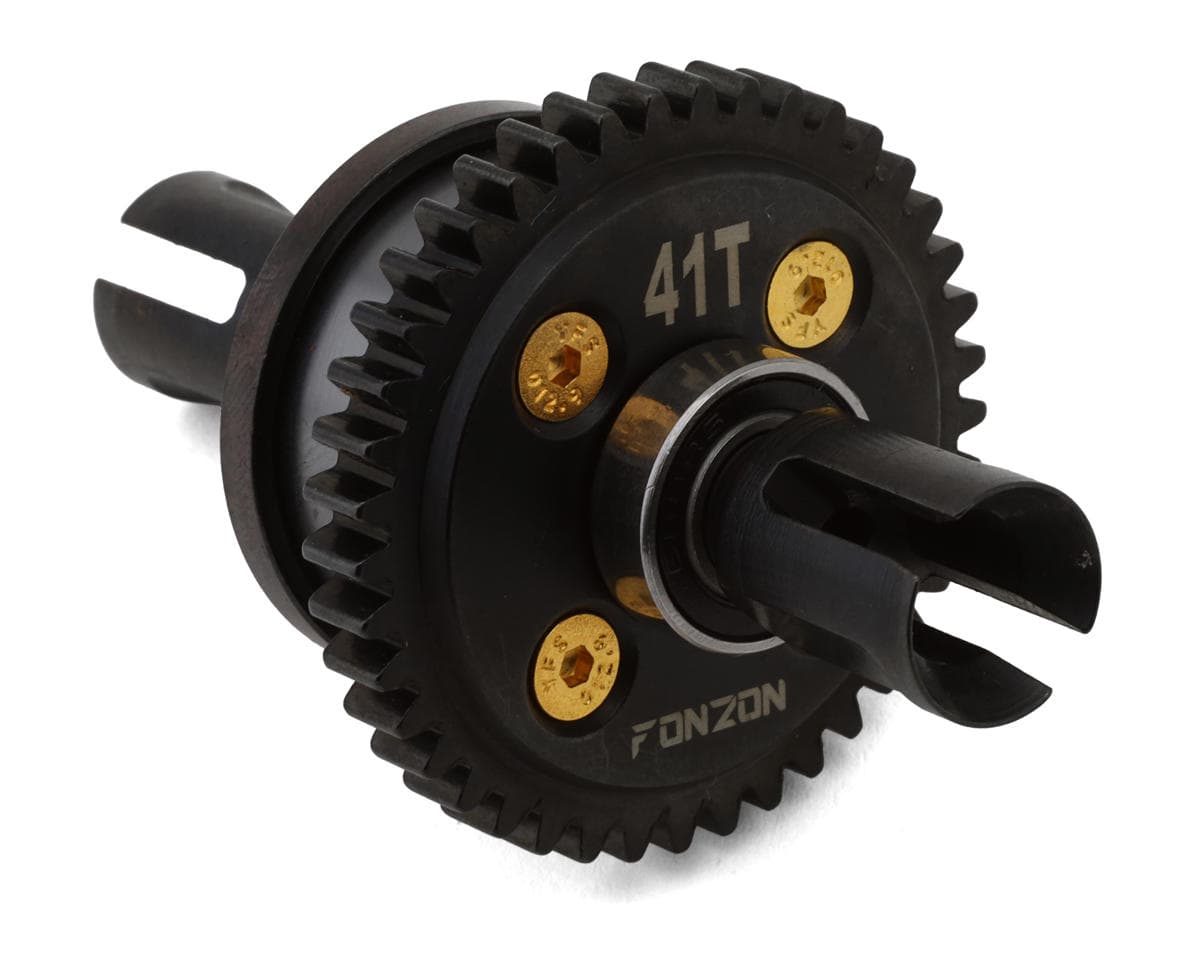 Fonzon Arrma 6S 7075-T6 Aluminum Assembled Center Differential Set (41T) w/Steel Gear