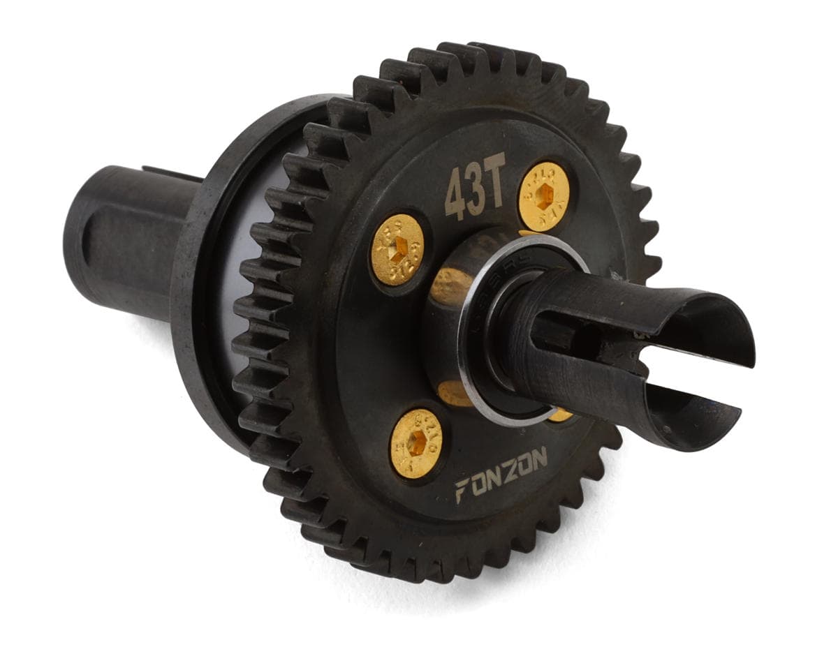 Fonzon Arrma 6S 7075-T6 Aluminum Assembled Center Differential Set (43T) w/Steel Gear
