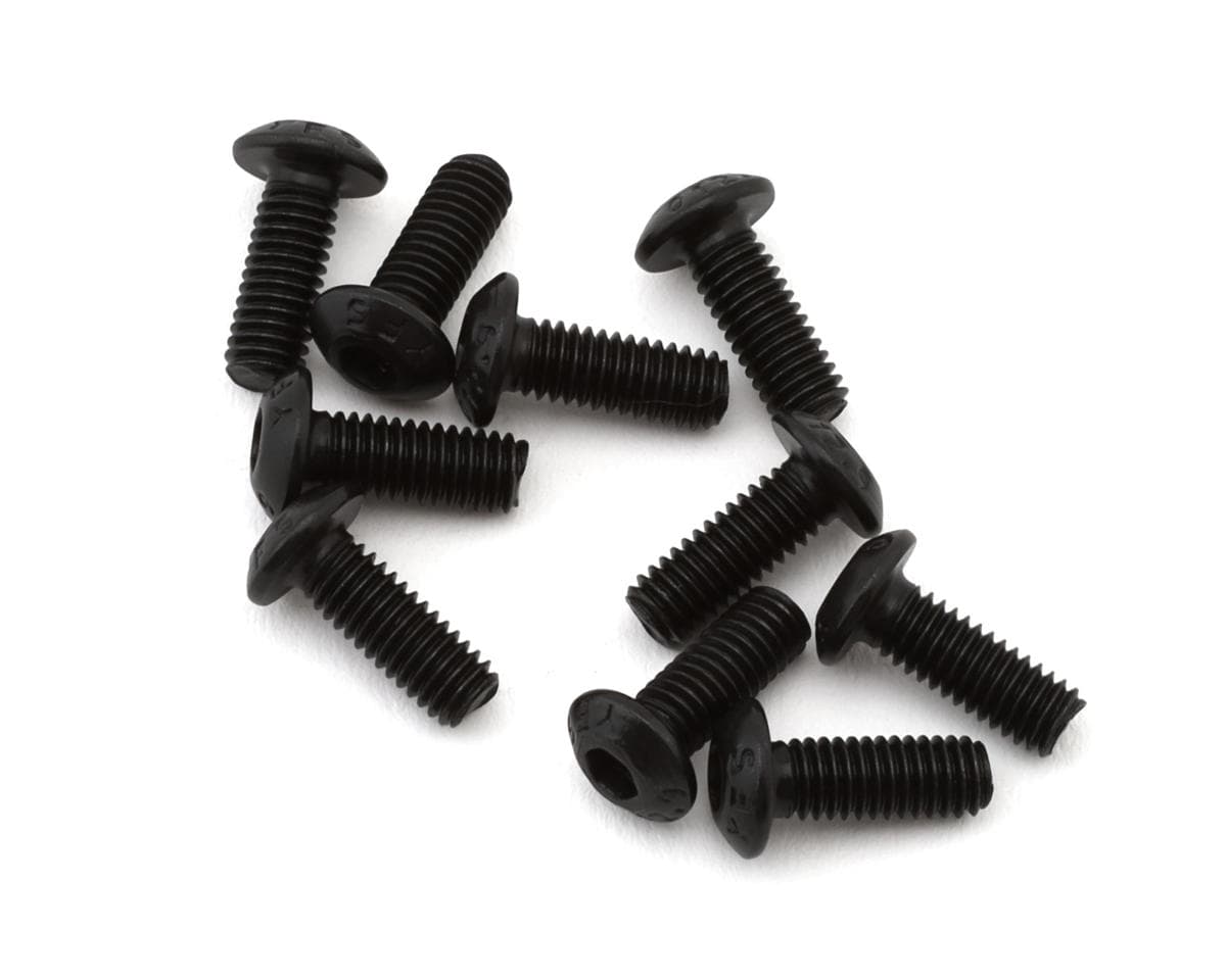 EcoPower 3mm "High Strength" Steel Button Head Screws (10) (3x8mm)