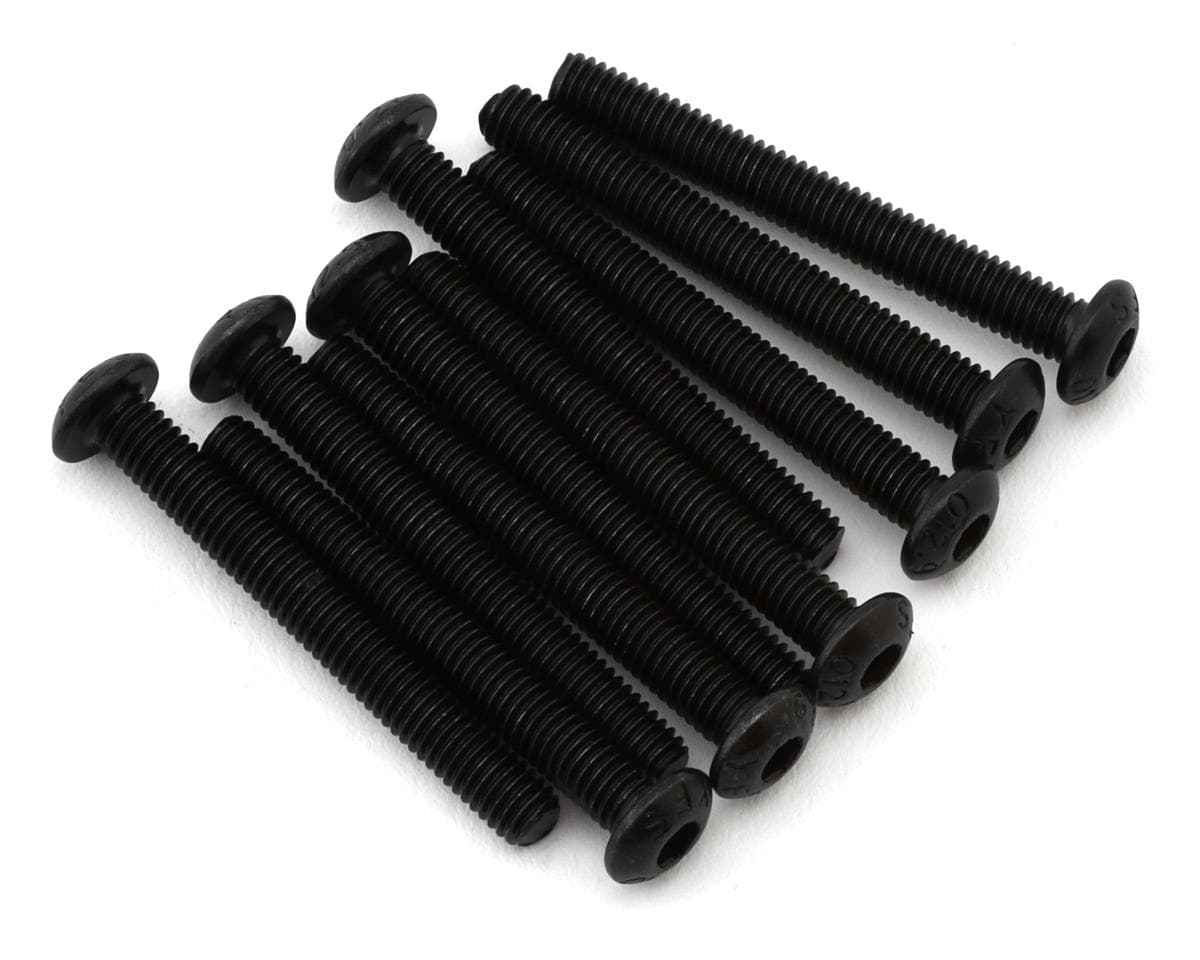 EcoPower 3mm "High Strength" Steel Button Head Screws (10) (3x25mm)