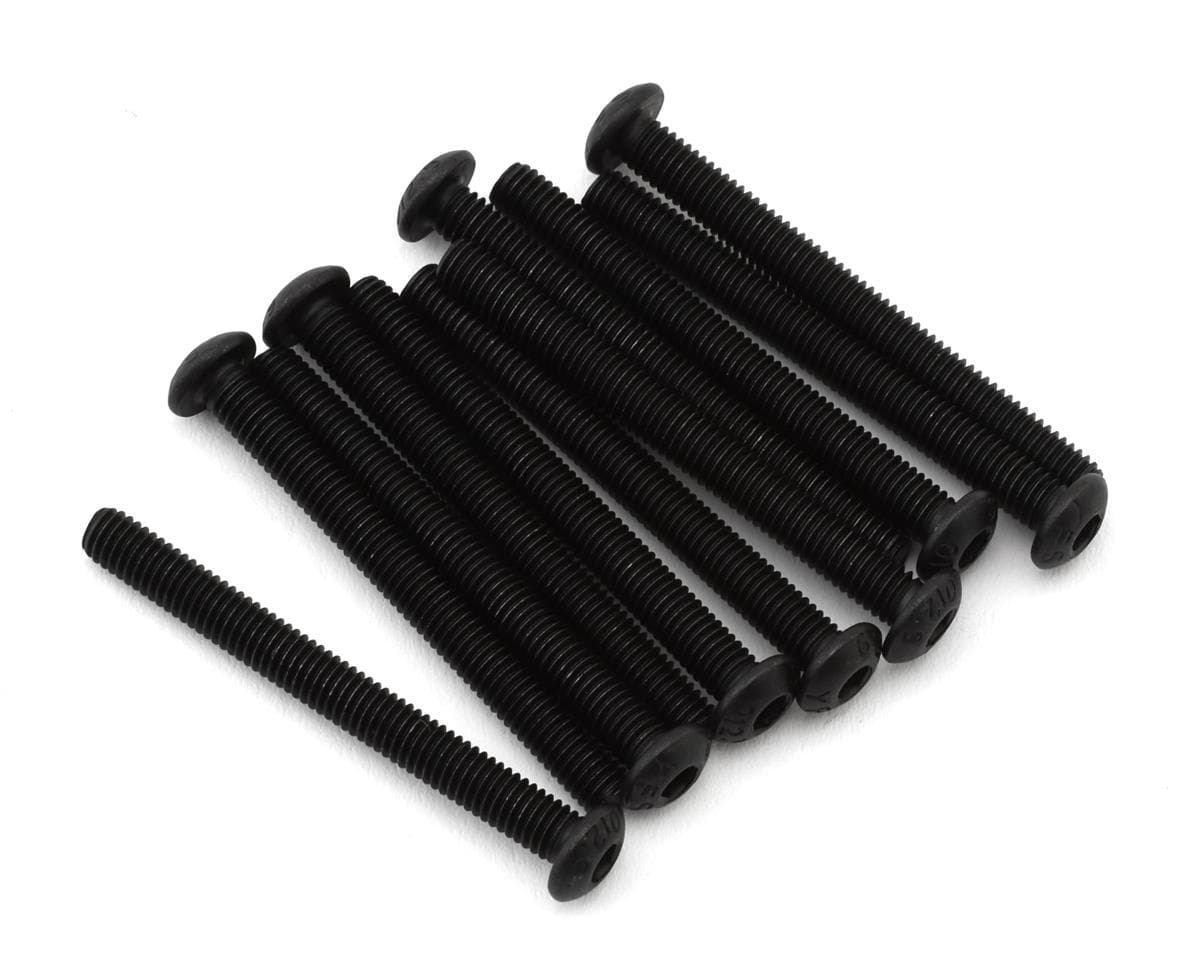 EcoPower 3mm "High Strength" Steel Button Head Screws (10) (3x30mm)