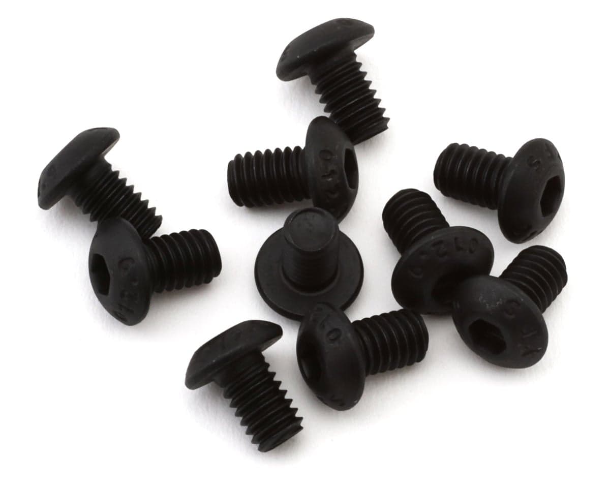 EcoPower 4mm "High Strength" Steel Button Head Screws (10) (4x6mm)