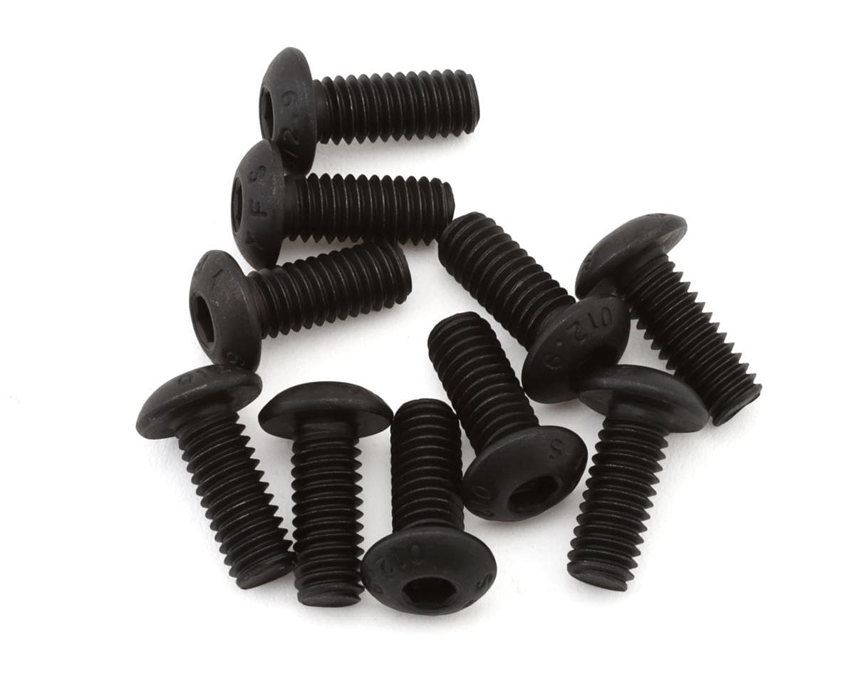 EcoPower 4mm "High Strength" Steel Button Head Screws (10) (4x10mm)