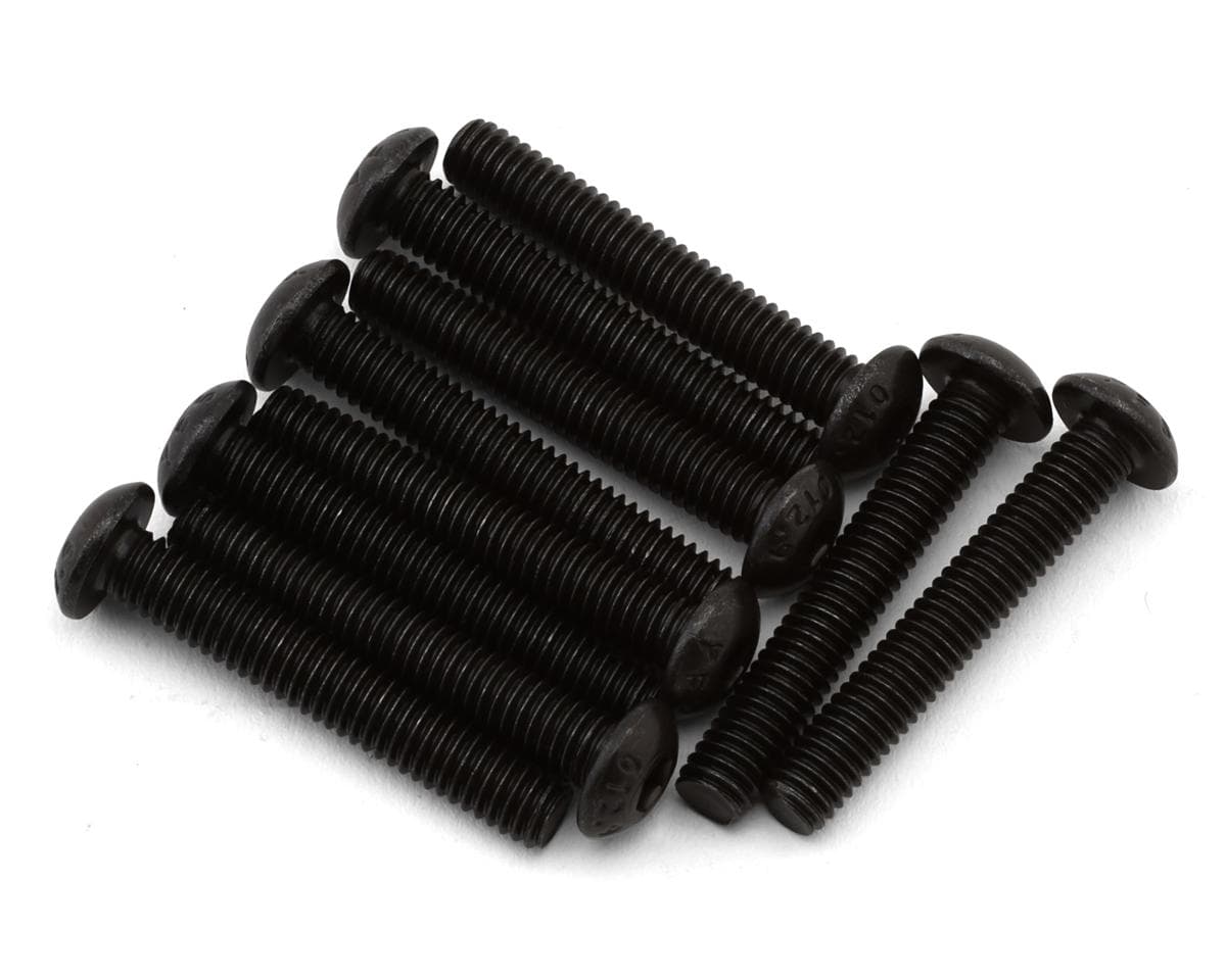 EcoPower 4mm "High Strength" Steel Button Head Screws (10) (4x25mm)