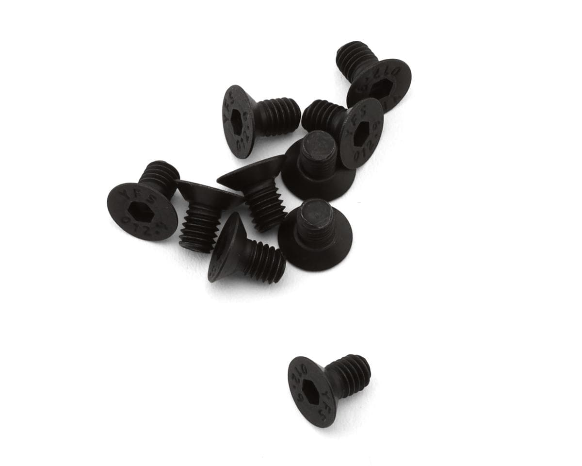 EcoPower 3mm "High Strength" Steel Flat Head Screws (10) (3x5mm)