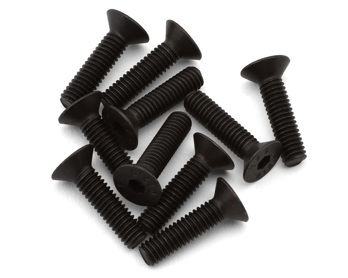 EcoPower 4mm "High Strength" Steel Flat Head Screws (10) (4x16mm)