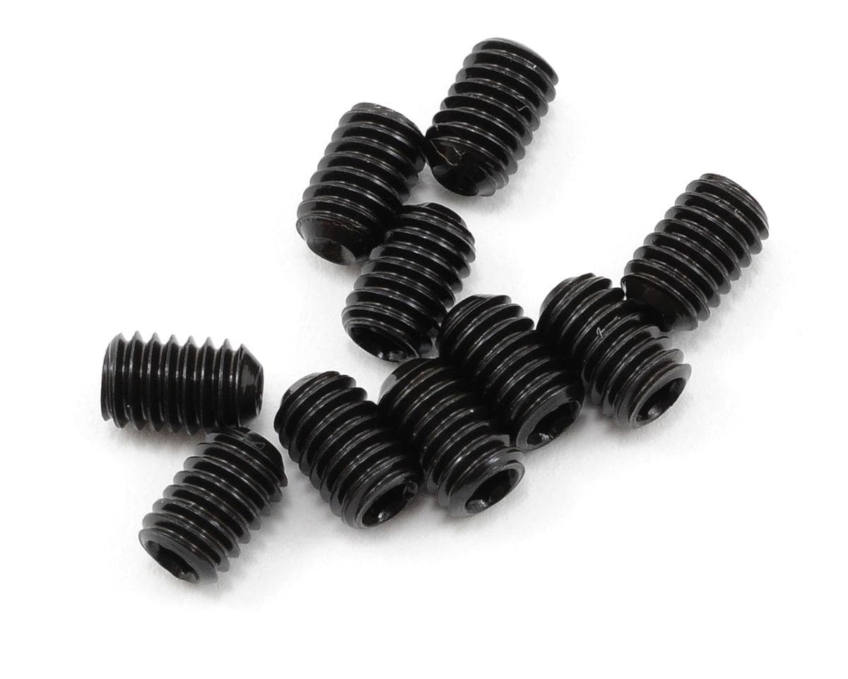EcoPower 4mm "High Strength" Steel Cup Style Set Screws (10) (4x6mm)
